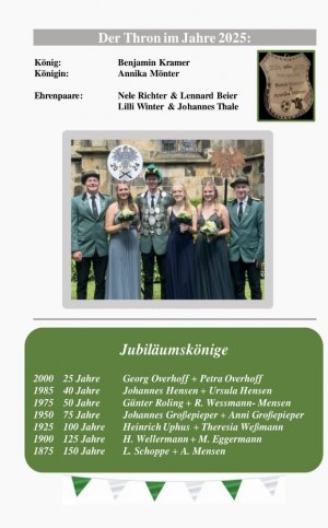Schützenfest 2025, Schützenverein Baccum-Münnigbüren 1620 e.V. | 3