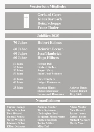 Schützenfest 2025, Schützenverein Baccum-Münnigbüren 1620 e.V.Schützenverein Baccum-Münnigbüren 1620 e.V. | 9