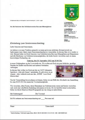 	Einladung Seniorennachmittag 2022, 	Einladung Seniorennachmittag 2022 | 	Einladung Seniorennachmittag 2022