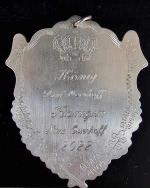 Plakette 2022 Schützenverein Baccum Münnigbüren 1620 e.V.